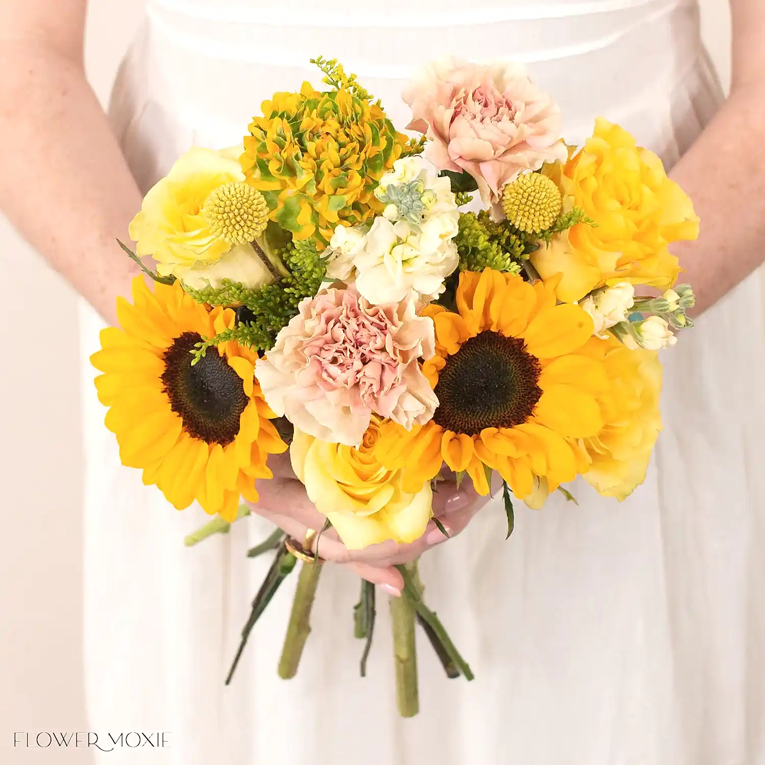 Lemon Sunshine Premade Bridesmaid Bouquet