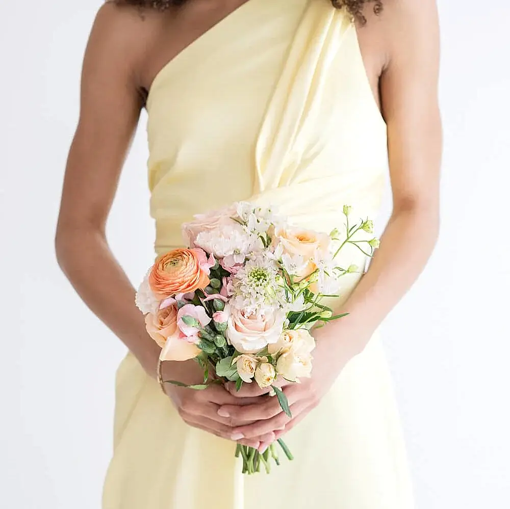 Peachy Keen Premade Bridesmaid Bouquet