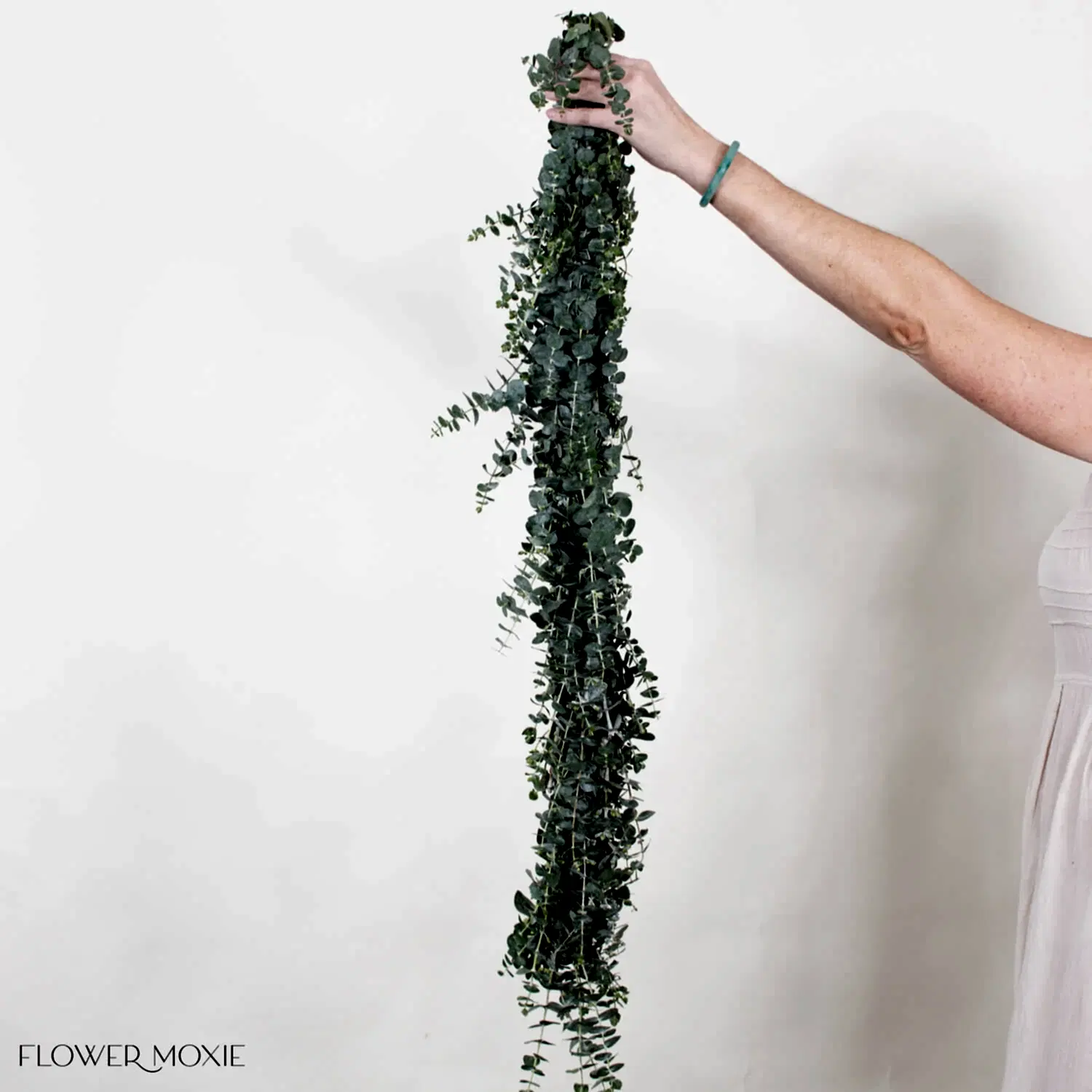 baby eucalyptus garland table runner for diy weddings