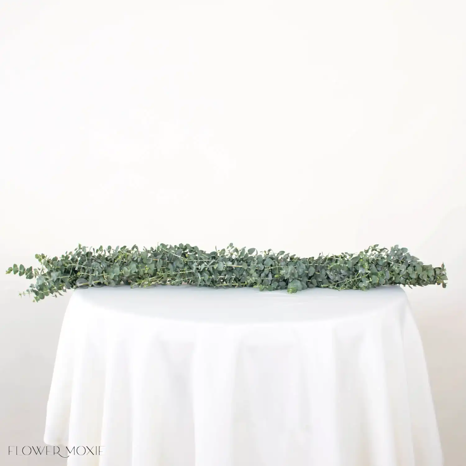 baby eucalyptus garland table runner for diy weddings