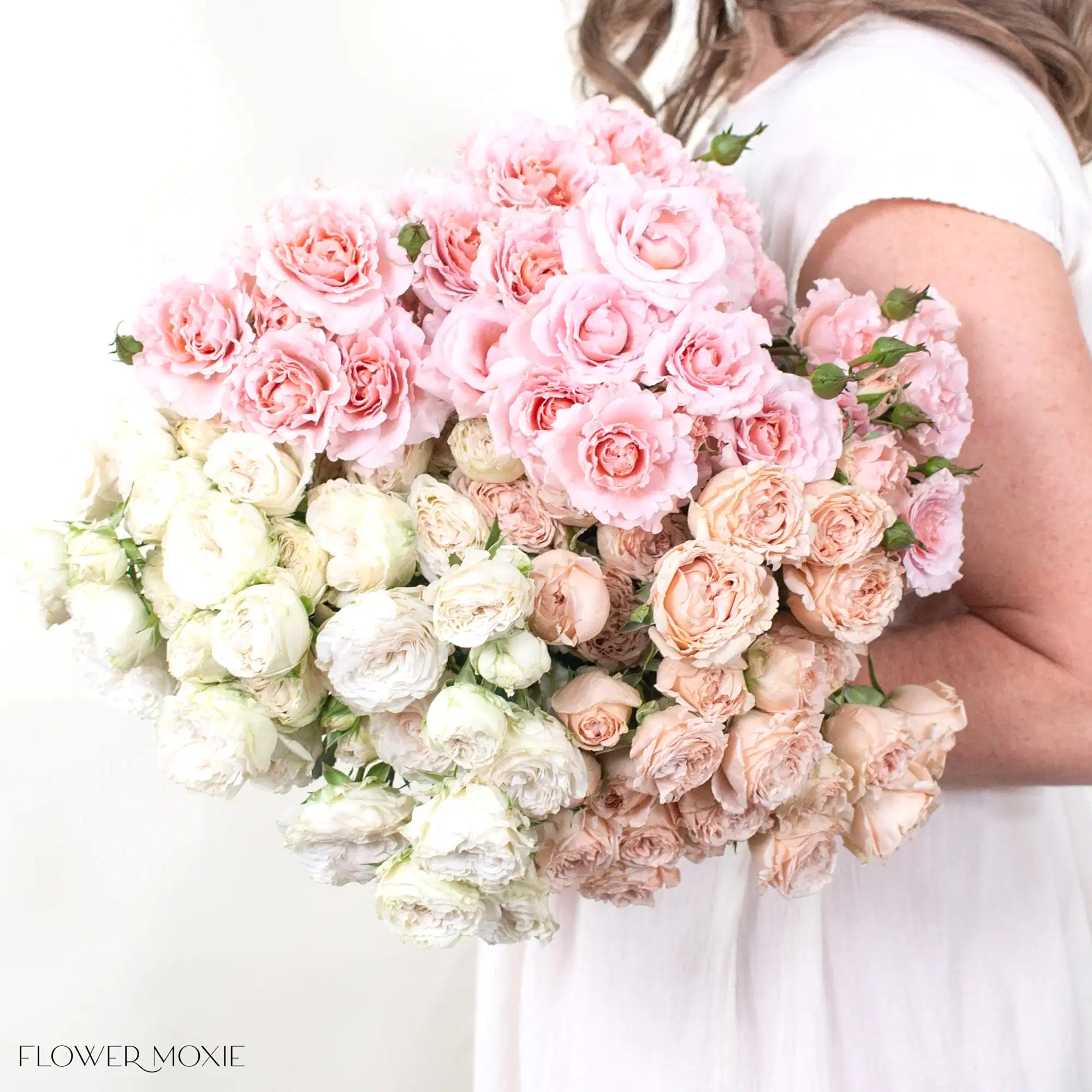 Be generous, be true, be loving spray roses