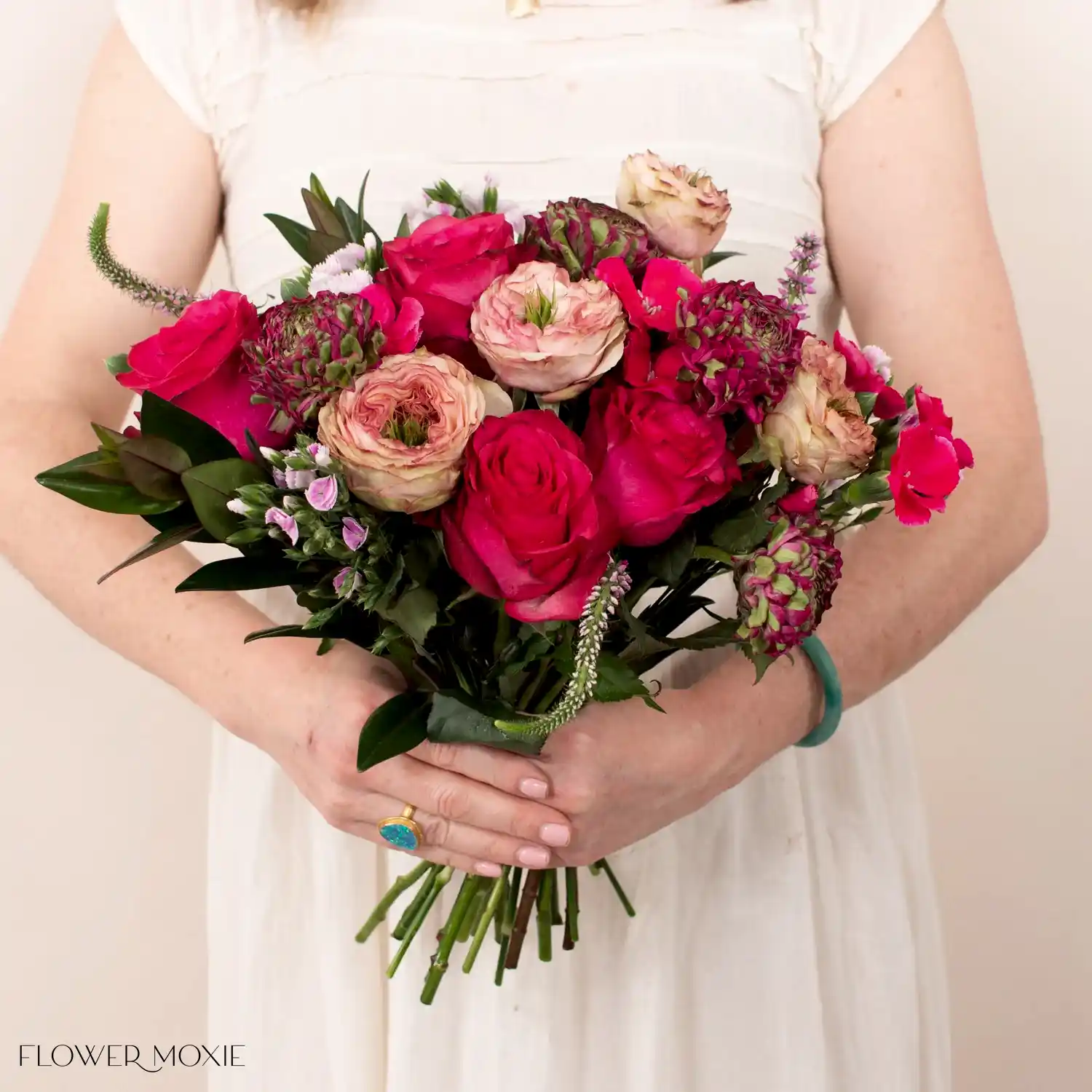 Pink Renegade Premade Bridal Bouquets