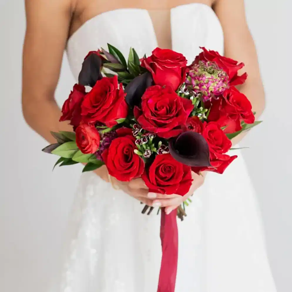 Red Siren Premade Bridal Bouquets