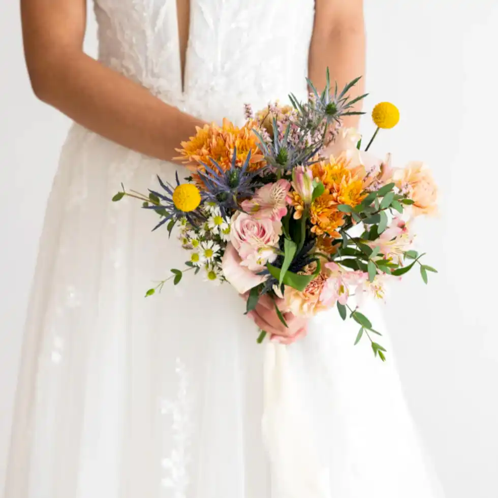 sundress premade bridal bouquet