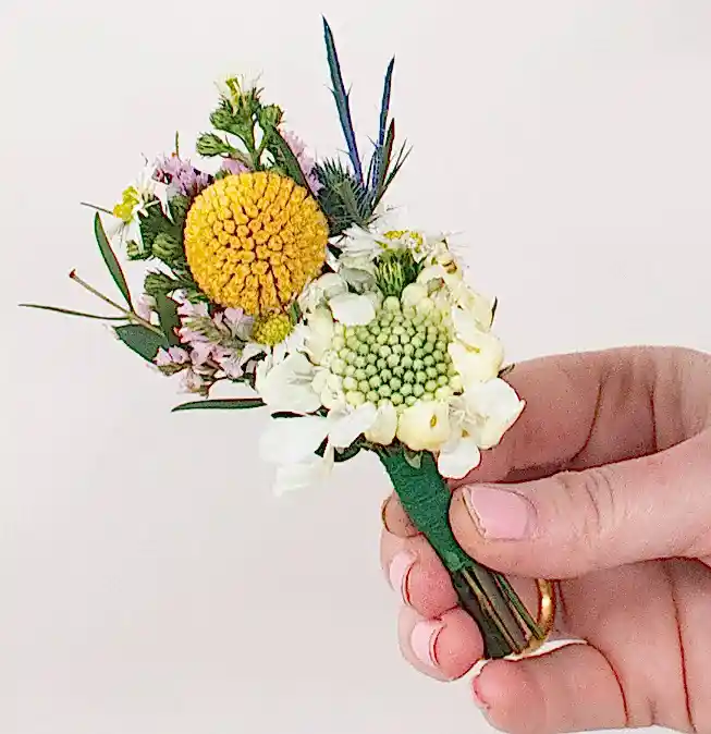 wildflower premade boutonniere