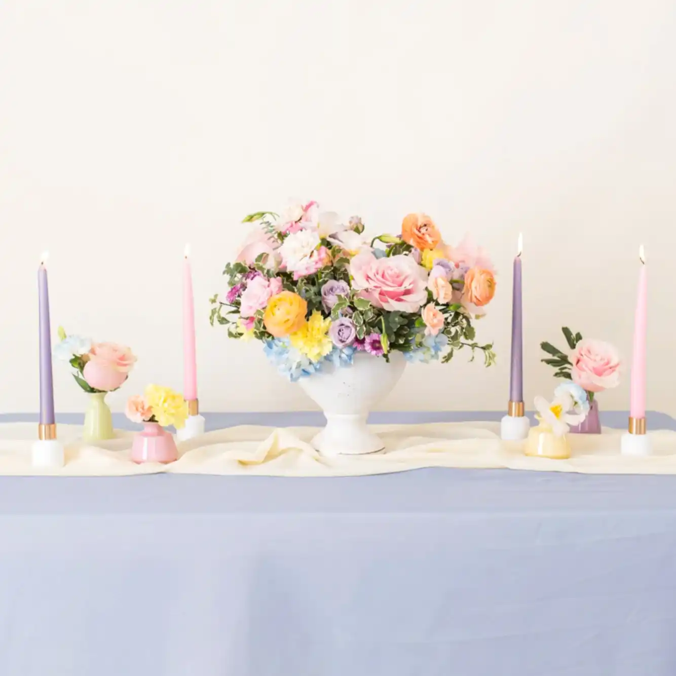 Pastel Wedding Centerpiece