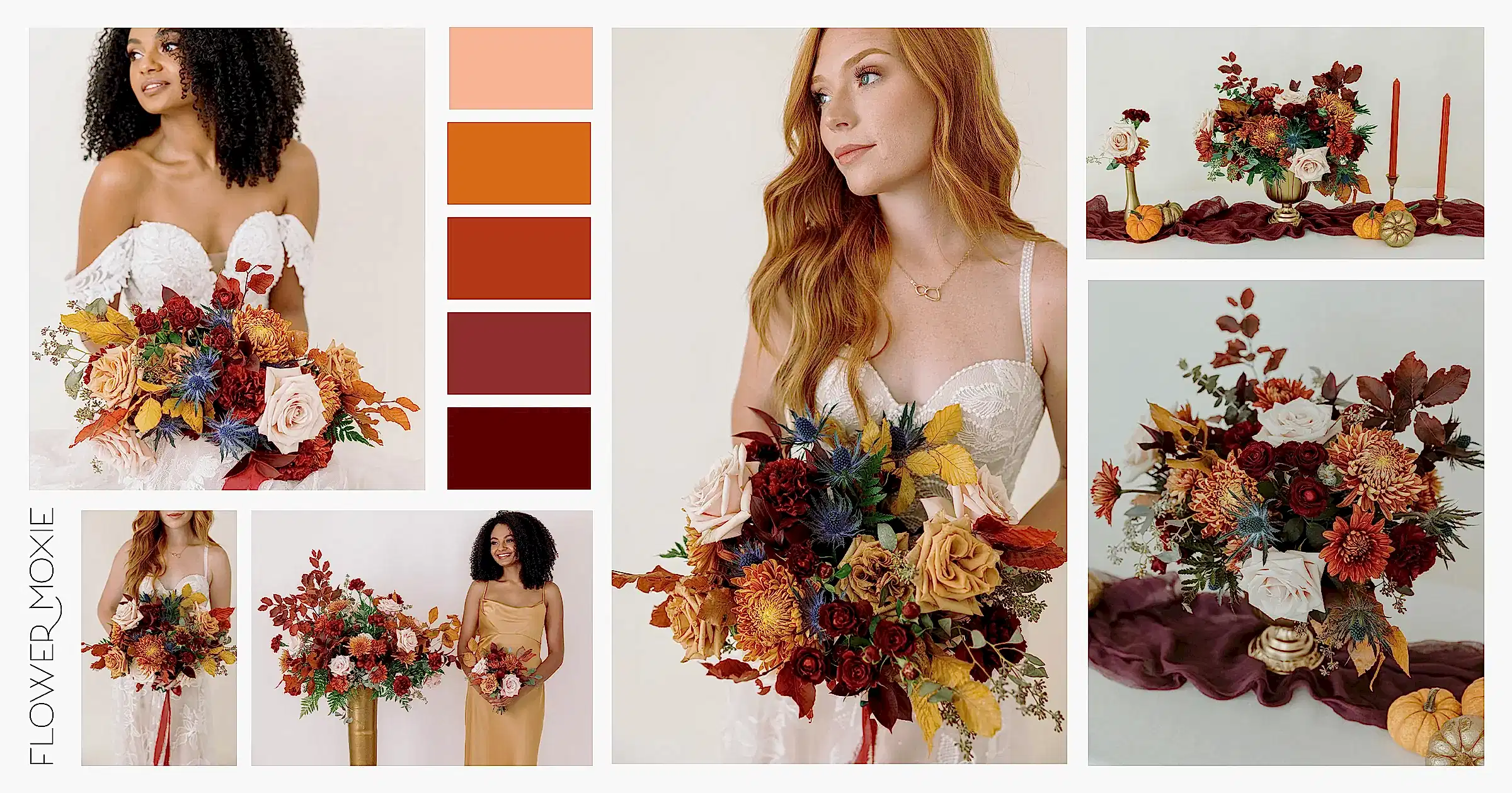 autumn and fall diy flower wedding packages